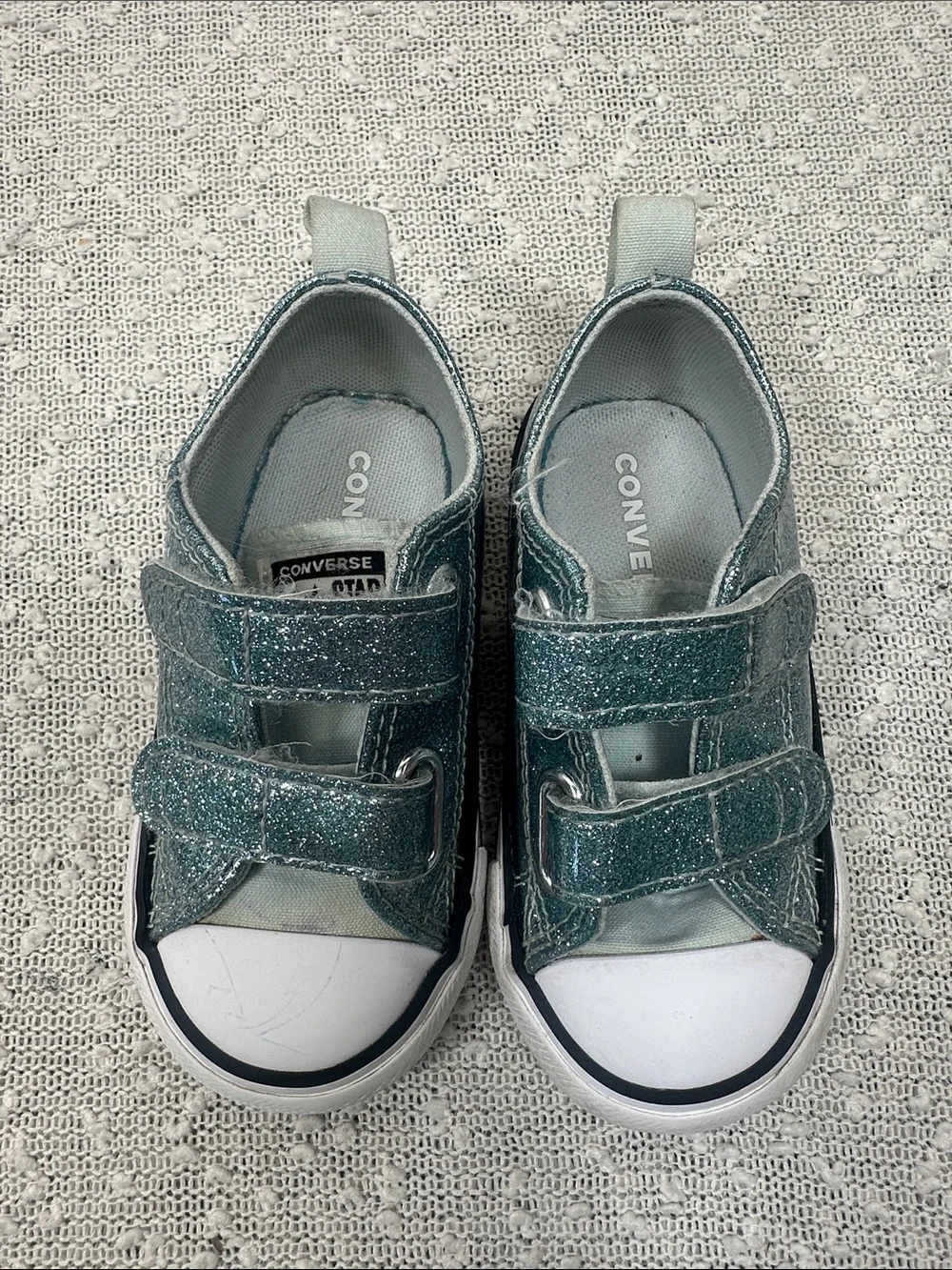 Converse Chuck Taylor All Star Glitter Easy-On Sneakers Shoes Toddler 6